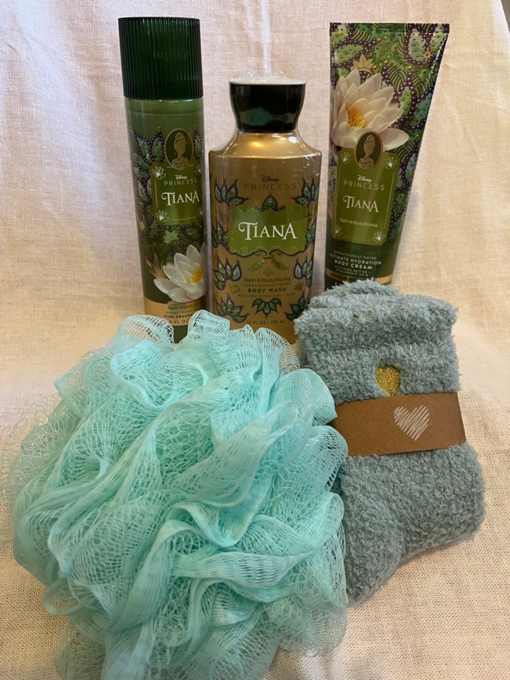 Bath & Body Works Disney Tiana Bath & Body Bundle